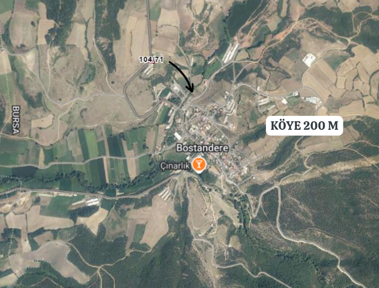 BURSA MUSTAFAKEMALPAŞA BOSTANDERE KÖYÜ’NDE 300 M²  ARSA SATILIKTIR - BURSA MUSTAFAKEMALPAŞA fotoğraf 5